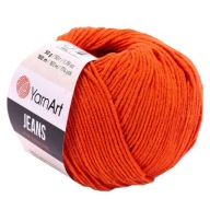 YarnArt Jeans 85 Dark Orange