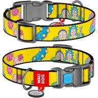 Obojok pre psa, Rick and Morty 1, veľkosť S, 25-35 cm, 15 mm