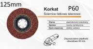 Lamelový kotúčový brúsny kotúč 125mm P60