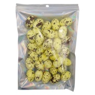 STYROPENOVÉ VAJCIA ŽLTÉ škvrnité MALÉ VAJCIA 36ks 3cm