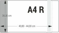 Obal A4 regulácia 30,3x-44 BIURFOL 1 ks transp.