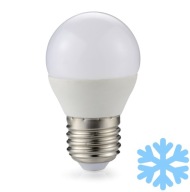 G45 LED ŽIAROVKA 8W E27 STUDENÁ BIELA ​​6500K