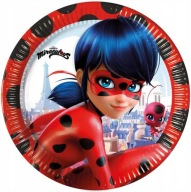 Papierové taniere Miraculous Ladybug Birthday Party 23cm 8ks.