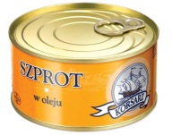 ŠPOT V OLEJU, rybacia konzerva Korsarz VEĽKÝ 330g