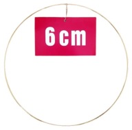 ZLATÝ prsteň/ráfik na lapače snov a makramé 6 cm