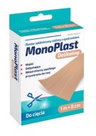 MONOPLAST NETKANÁ NÁŠIVKA, NIE NOVÁ: S OBLIEVKOU: 1m x 8 cm