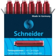 Náplne do pera Schneider - červené 6 kusov 6602