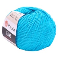 YarnArt Jeans 33 svetlo tyrkysové