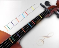 Nálepka s poznámkami na učenie sa hrať na violončelo 3/4