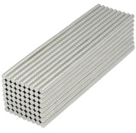 SILNÝ VALEC NEODYMOVÝ MAGNET 3x2 - SADA 100 / NEODYMOVÝCH MAGNETOV /