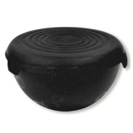 Kuchynská misa 3L Plastová misa 24cm čierna