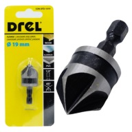 Úkosová vŕtačka zápustná fréza do dreva kov PVC 16mm 1/4' CON-XFD