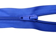 Špirálový zips, veľkosť 5, 55 cm, modrá