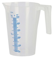 Odmerka, džbán, 0,5 l, odolný voči olejom a chemikáliám, Kerbl
