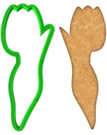 VEĽKONOČNÁ forma Vykrajovačka na perníky EASTER Flower Tulipán 10cm