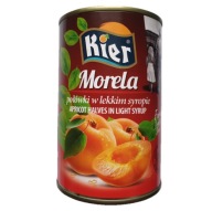 Marhuľové polovice KIER v marhuľovom svetlom sirupe 410 g