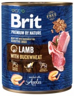 Brit Premium by Nature Jahňacie mäso s pohánkou 800g