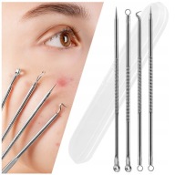 Sada unny lyžičiek na čierne bodky, 4 ks, Silver Seol Cosmetics