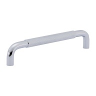 SANTI CHROME NÁBYTKOVÁ KĽÚČKA 160 MM VYSOKÝ LESK HVYT REBROVANÉ MODERNÉ