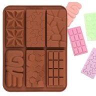 SILIKÓNOVÁ FORMA na ČOKOLÁDOVÉ PRALINKY ĽADOVÉ