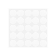 SAMOLEPIACIE NÁBYTSKÉ ZÁSTRČKY FI-14 MM HLADKÁ BIELA ​​FARBA - 320