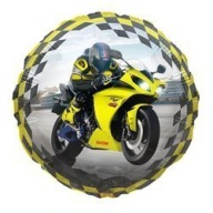FÓLIOVÝ BALÓN NARODENINOVÝ MOTOCYKLOVÝ PRETEK 45cm
