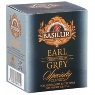 BASILUR Earl Grey - Čierny čaj s bergamotovým olejom, 10 vrecúšok