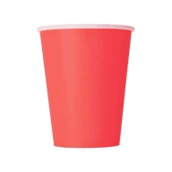 ČERVENÝ PAPIEROVÝ ŠÁLK 220ML 6KS