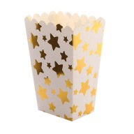 POPCORN BOX GOLD STARS 6 KS
