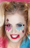 Nálepky na tvár Harley Quinn