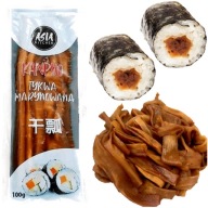 Kanpyo marinovaná sushi tekvica, nakrájaná na plátky 100 g