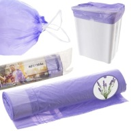 Vrecia na odpadky s vôňou levandule 60 l 10 ks.