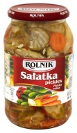 Rolnik Pickles šalát Pasterizovaný výrobok 900ml