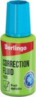 Berlingo tekutý korektor, 20ml, na báze rozpúšťadla, štetcový aplikátor, Fuz