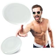 FRISBEE FLYING DISC PLÁŽOVÝ TANIER Biely