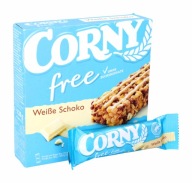 CORNY tyčinka Biela čokoláda CUKOR ZDARMA 6 kusov DE
