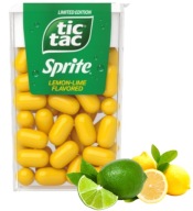 Tic Tac Sprite Citrón Limetkové Dražé Ovocné cukríky Citrón 54g