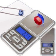 ELEKTRONICKÁ VRECKOVÁ VÁHA NA ŠPERKY, PRESNÁ, 200/0,01g, NA BATÉRIOVÉ PRÁCE