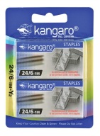 sponky KANGARO č.24/6,2x1000 ks blister