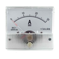 Analógový ampérmeter, merač prúdu, ukazovateľ 30A