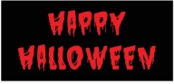 Papierový plagát Krvavý Halloween 70x33 cm HAL-069