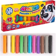 Astra ASTRINO PLASTELINA 12 farieb POĽSKÝ produkt