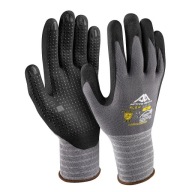 Rukavice potiahnuté nitrilom s bodkami Active Flex F3140, veľkosť 10/XL