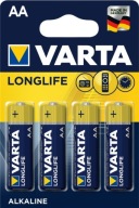 Batérie VARTA Longlife Standard LR06 LR6 R6 AA 4x