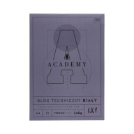 Technický blok A4/10 biely Premium Interdruk 240g