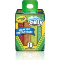 Umývateľné chodníkové kriedy 16 farieb Crayola