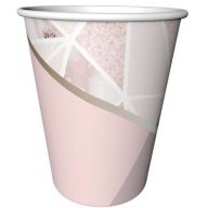 ROSE CHIC papierové poháre, ružové, 240ml x6