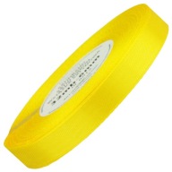 Slnečno žltá saténová stuha, 12mm stuha