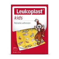 Leukoplast Kids Náplasť s obkladom 6cmx1m 1 ks