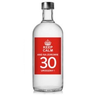 narodeninové etikety na ALCOHOL vodka 30. narodeniny